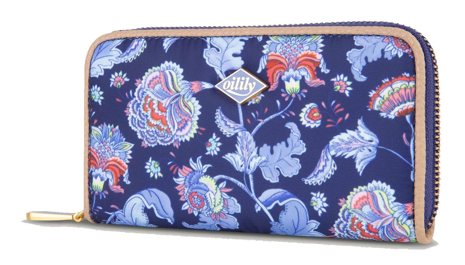 Кошелек Oilily Zana Blue Print Синий принт, современный, фото №2