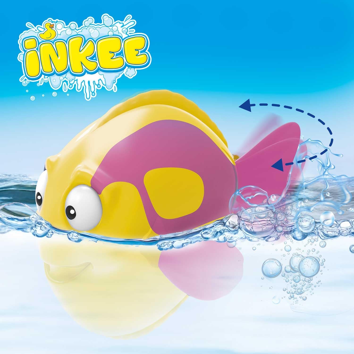 Заводні іграшки INKEE Toys Набір з 4 штук 4 заводні іграшки для ванни, фото №4