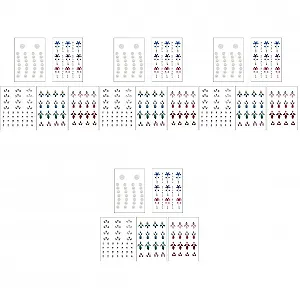 Наклейки для нігтів MAGICLULU, - Фото 1