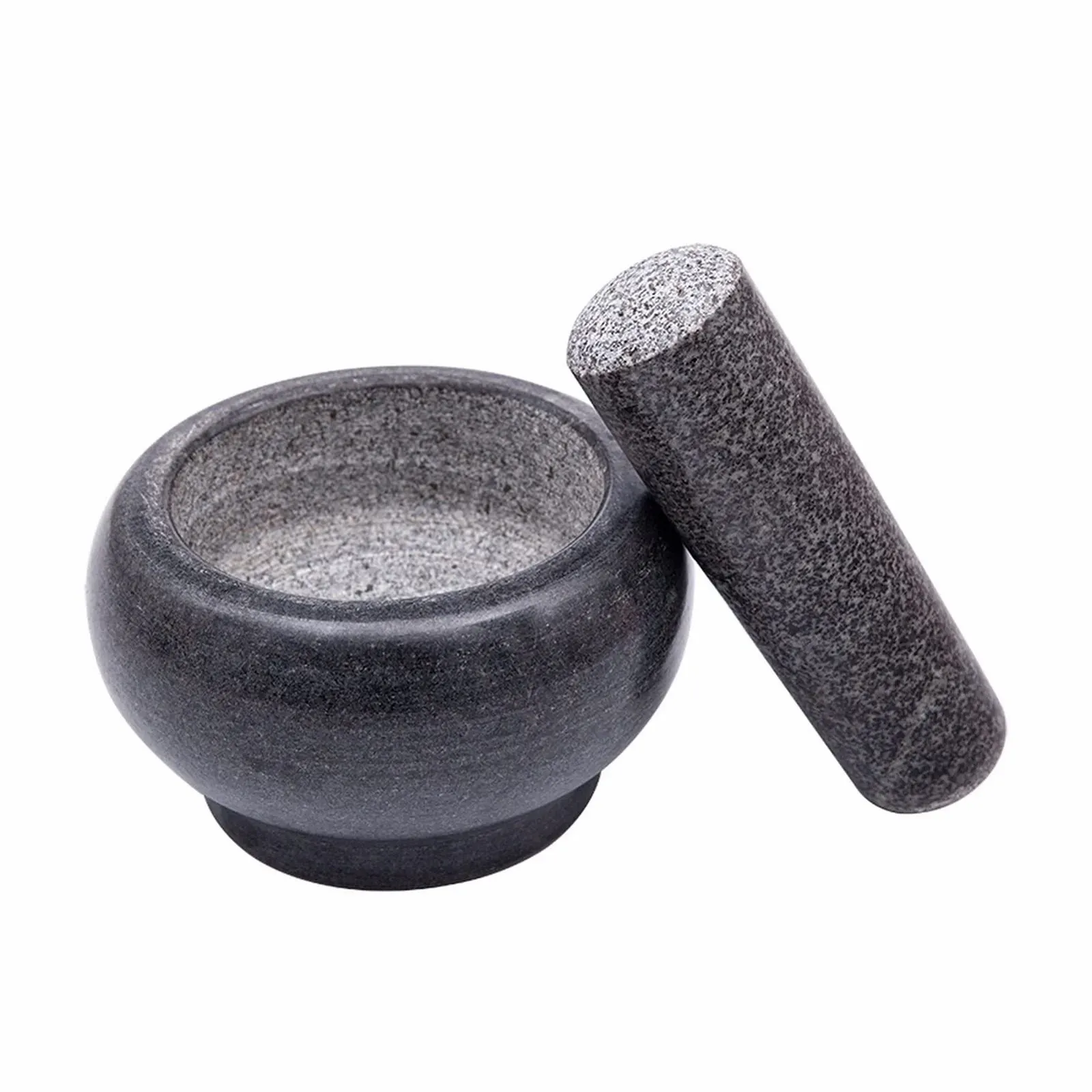 Ступка с пестиком из натурального камня, большая, фото №1