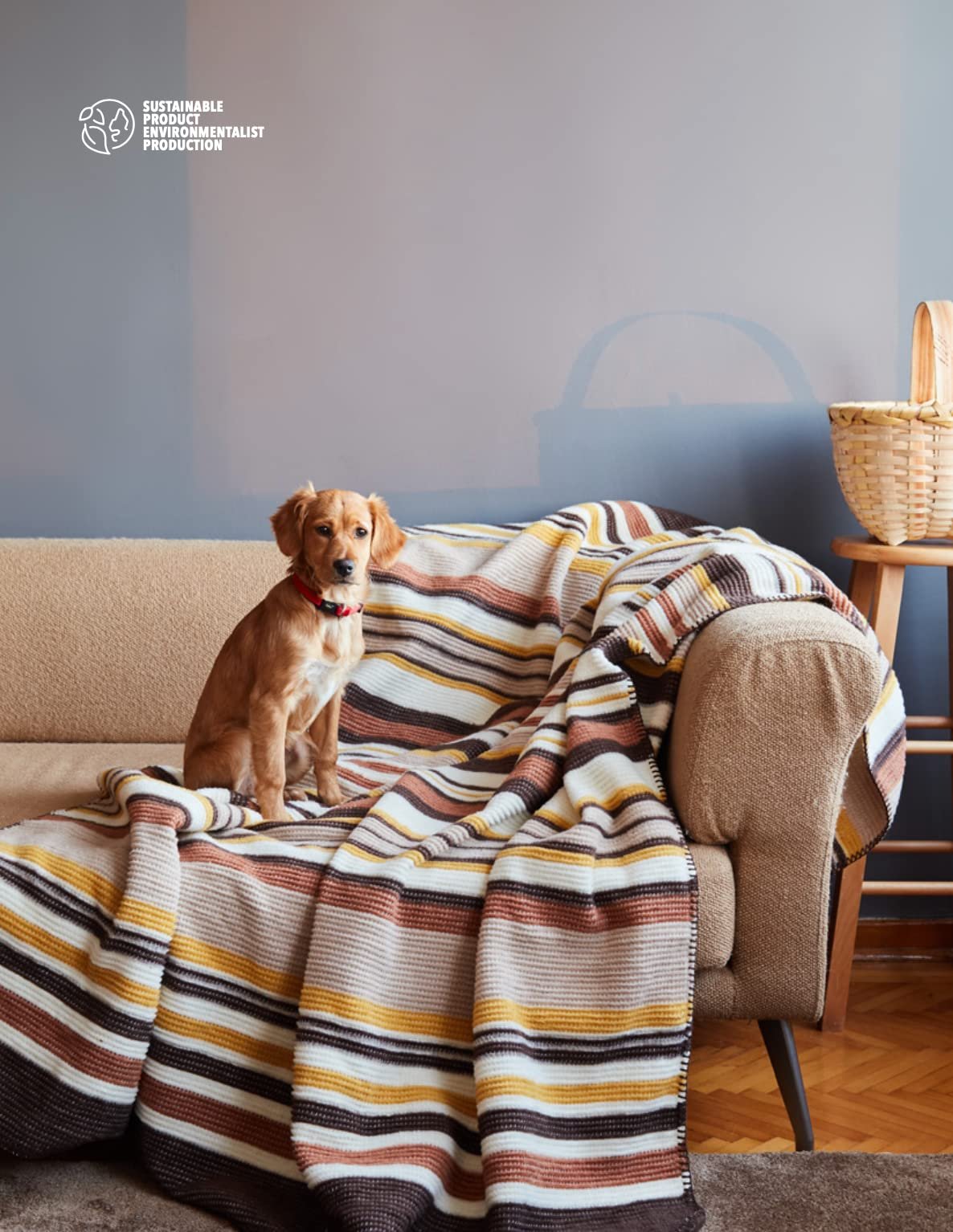 Плед BOHORIA М'який однотонний плед 150 x 200 см Коричневий, фото №2