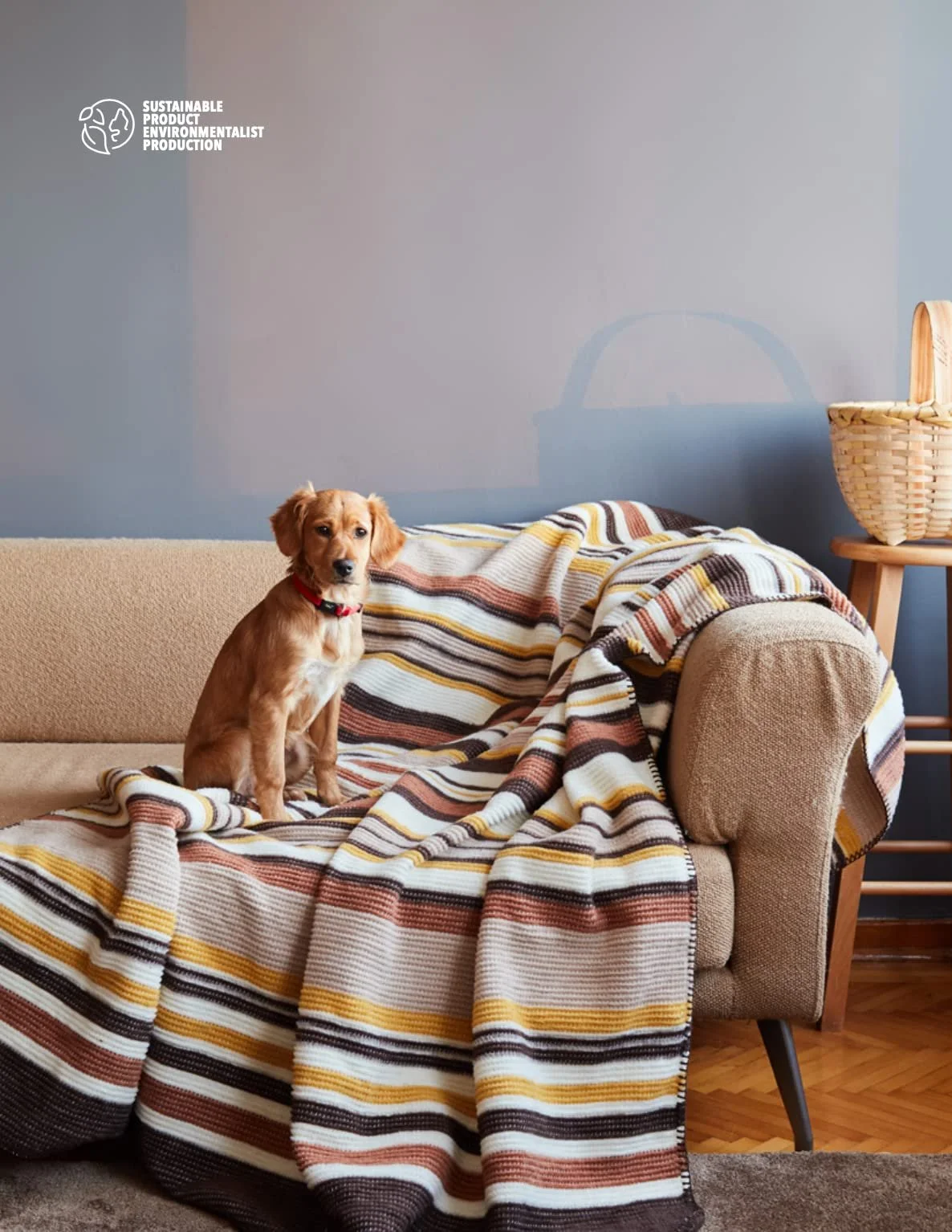 Плед BOHORIA М'який однотонний плед 150 x 200 см Коричневий, фото №2