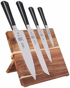 Набір кованих ножів з магнітною дошкою Mercer Culinary M21990BM, 5 шт., акація - Фото 1