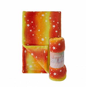 Одеяло Lumaland Мягкое Радужный оранжевый микрофибра 150 x 180 см - Фото 1