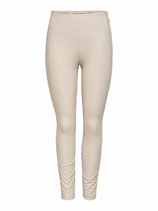 Леггинсы ONLY ONLHANNA FAUX LEATHER HW LEGGING CC OTW 15244250 Бежевый S - Фото 1