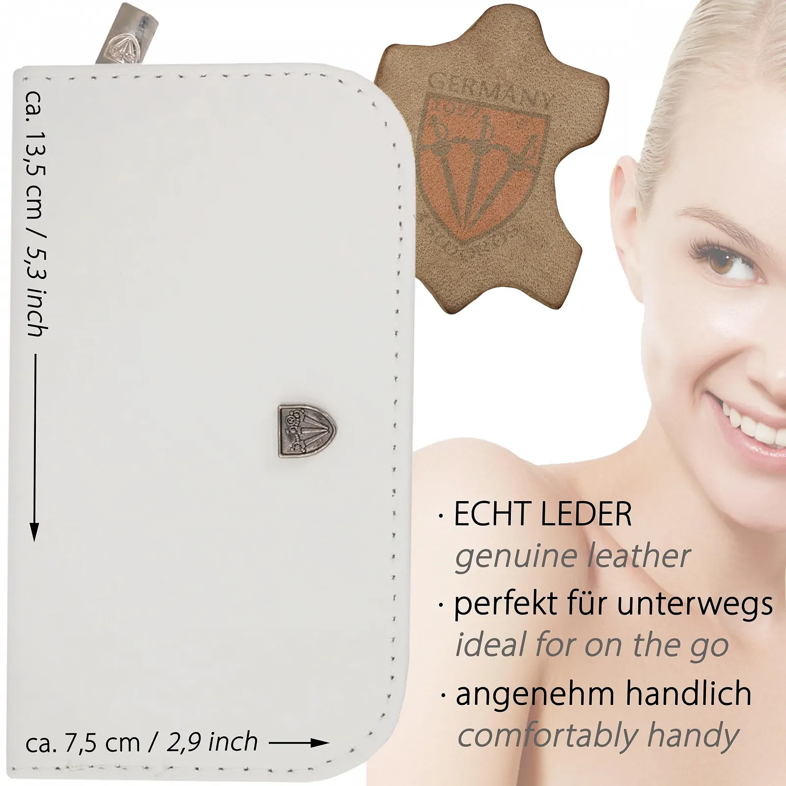 Набор для маникюра и педикюра DREI SCHWERTER Verona 6 предметов Белый, фото №4