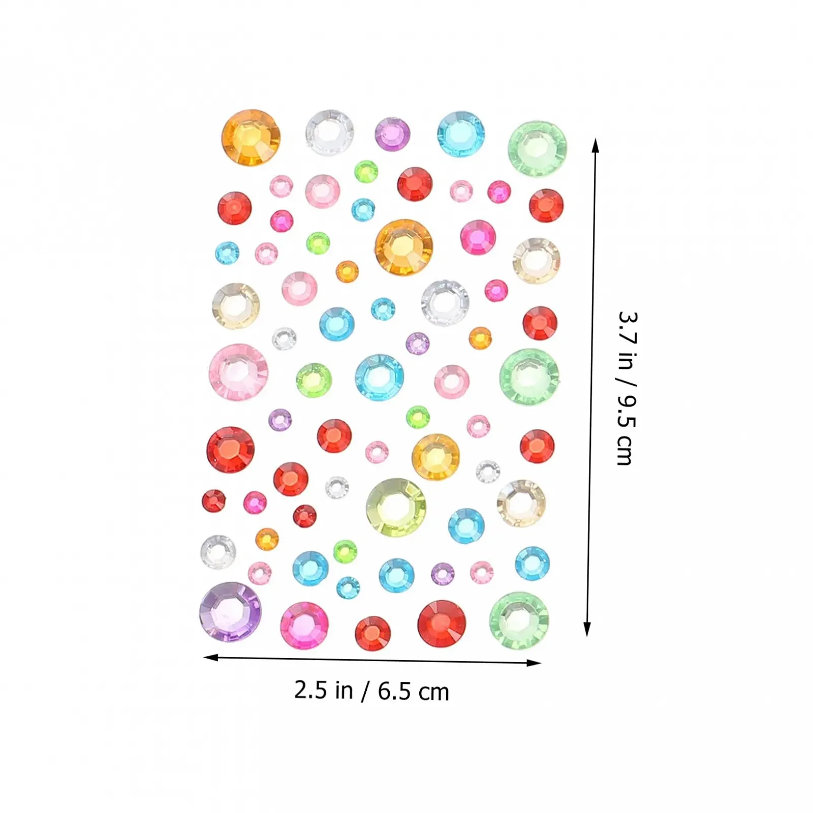 12 листов Наклейки со стразами для лица Стразы для лица Клей для лица Стразы для макияжа Сердце Стразы для ногтей Ювелирные изделия для ногтей Сердце Самоцветы для лица Наклейки, фото №8