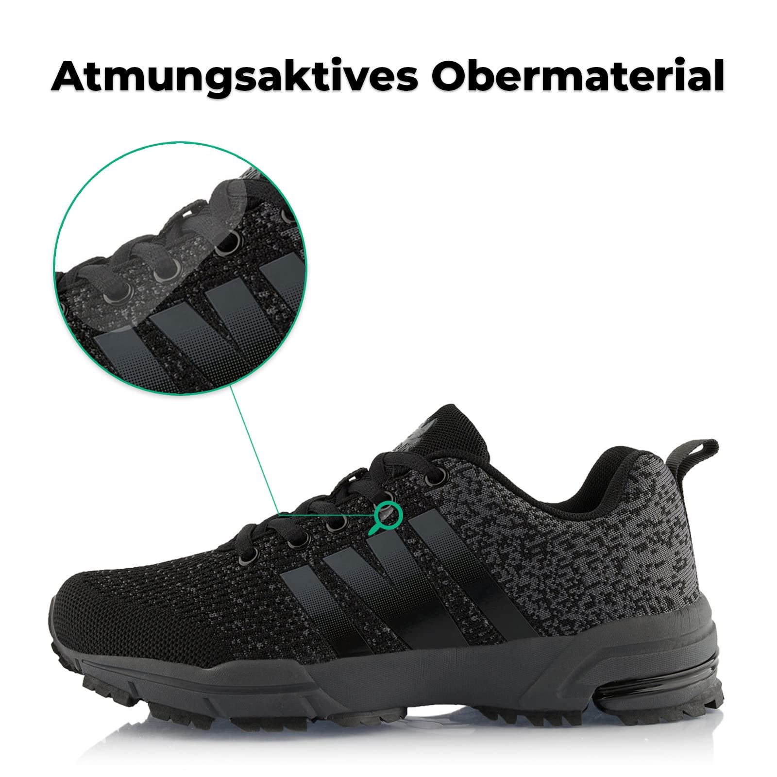 Кросівки Fusskleidung® Унісекс для бігу, дихаючі, легкі, спортивні, фото №2