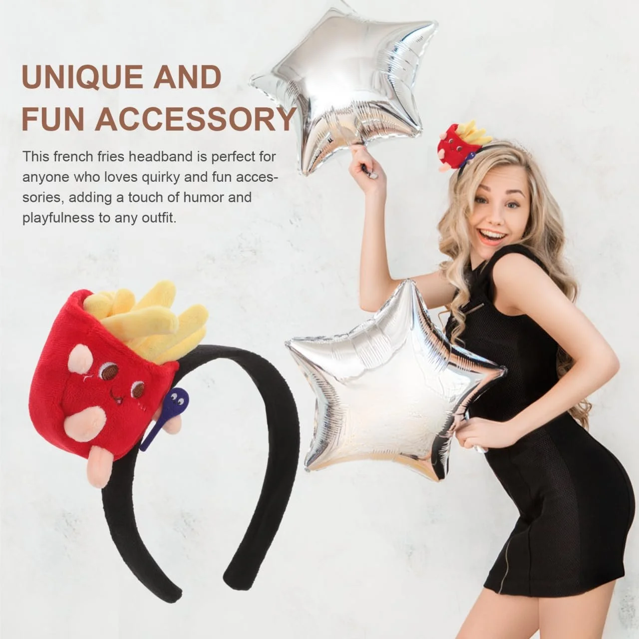 Обруч для волосся Картопля фрі minkissy, фото №6