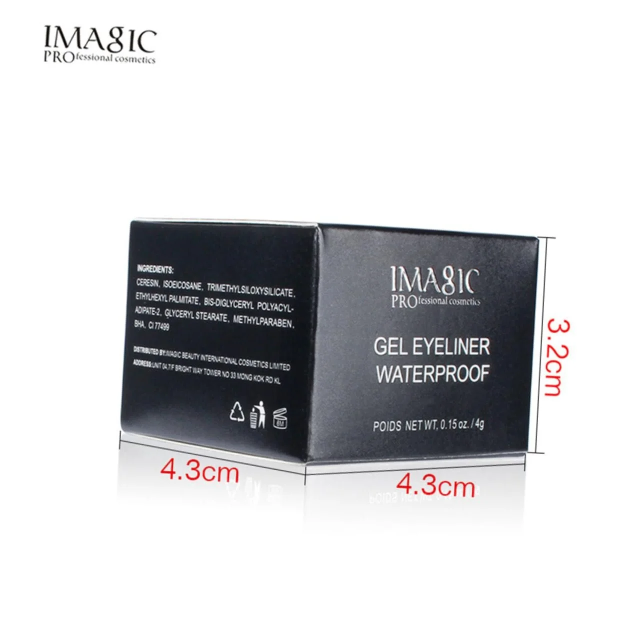 Подводка для глаз FRCOLOR Водостойкая кремовая, фото №5 Подводка для глаз FRCOLOR Водостойкая кремовая, фото №5