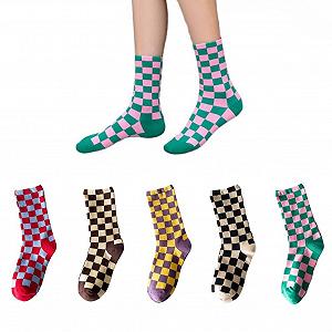 Носки AKAMAS в клетку, 5 пар - Фото 1