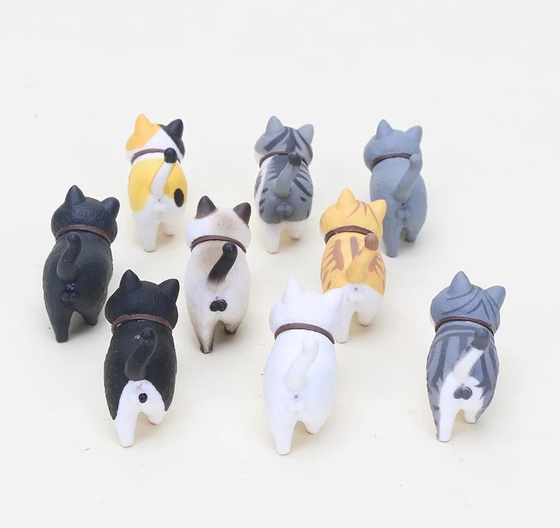 Набор из 9 фигур котята atsume cat 3-4 см, фото №2