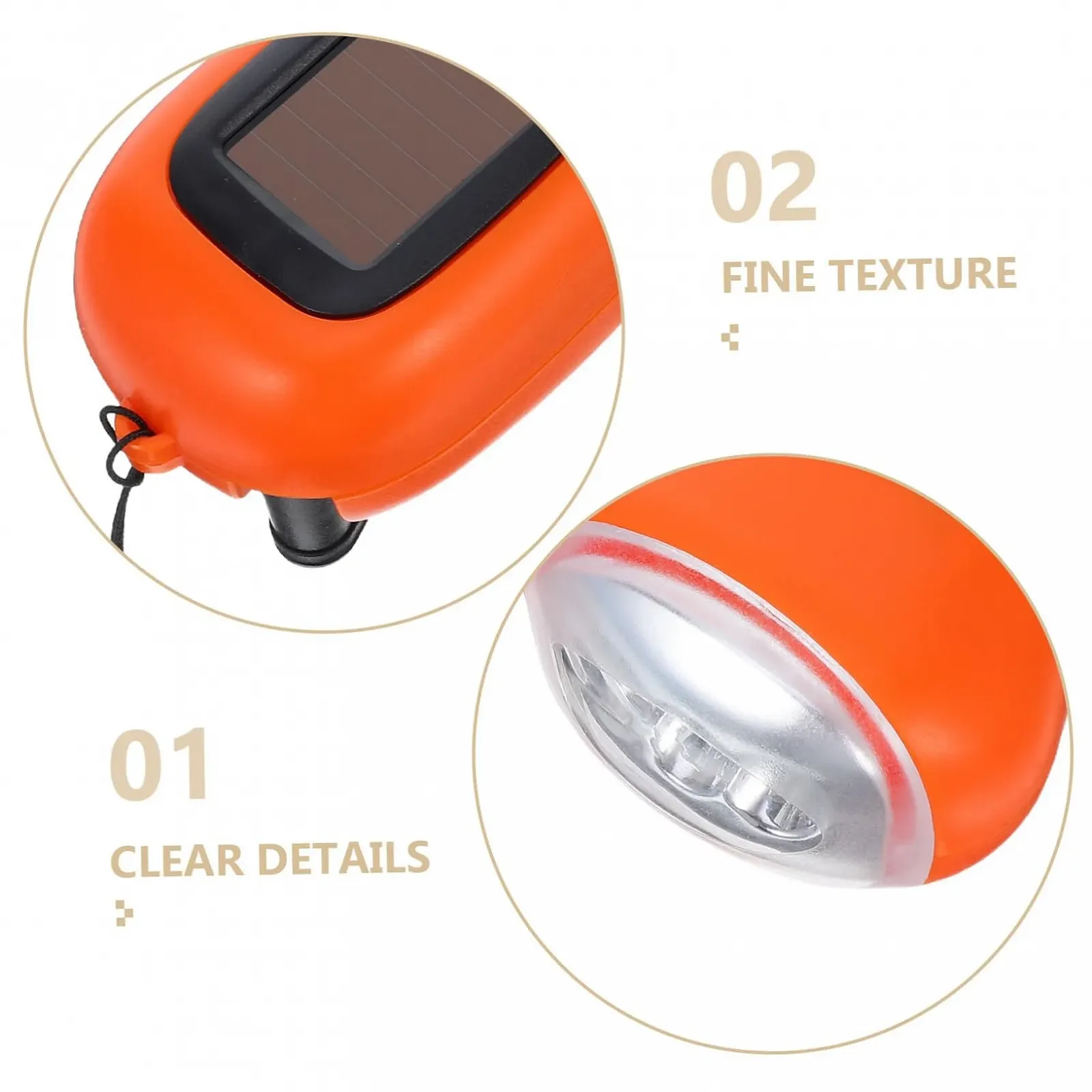 Ліхтар HOMSFOU Сонячний з ручним кривошипом Портативний аварійний Компактний акумуляторний, фото №3 Ліхтар HOMSFOU Сонячний з ручним кривошипом Портативний аварійний Компактний акумуляторний, фото №3