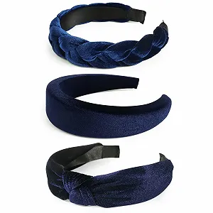 Набор обручей 3 шт. Бархатная - Фото 1