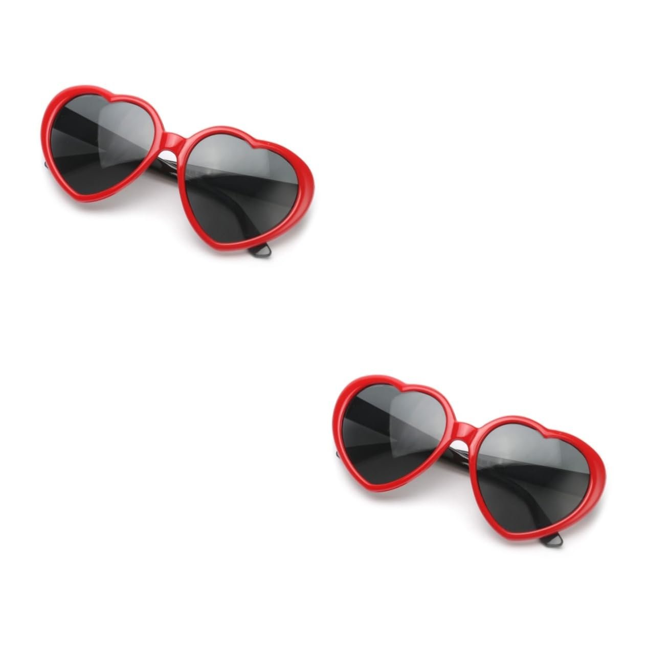 Сонцезахисні окуляри PACKOVE 2 шт. любовні у формі серця, вінтажні, фото №9