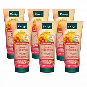 Гель для душа Kneipp Aroma Shower Care Sun in the Heart Набор 6 x 200 мл - Фото 1