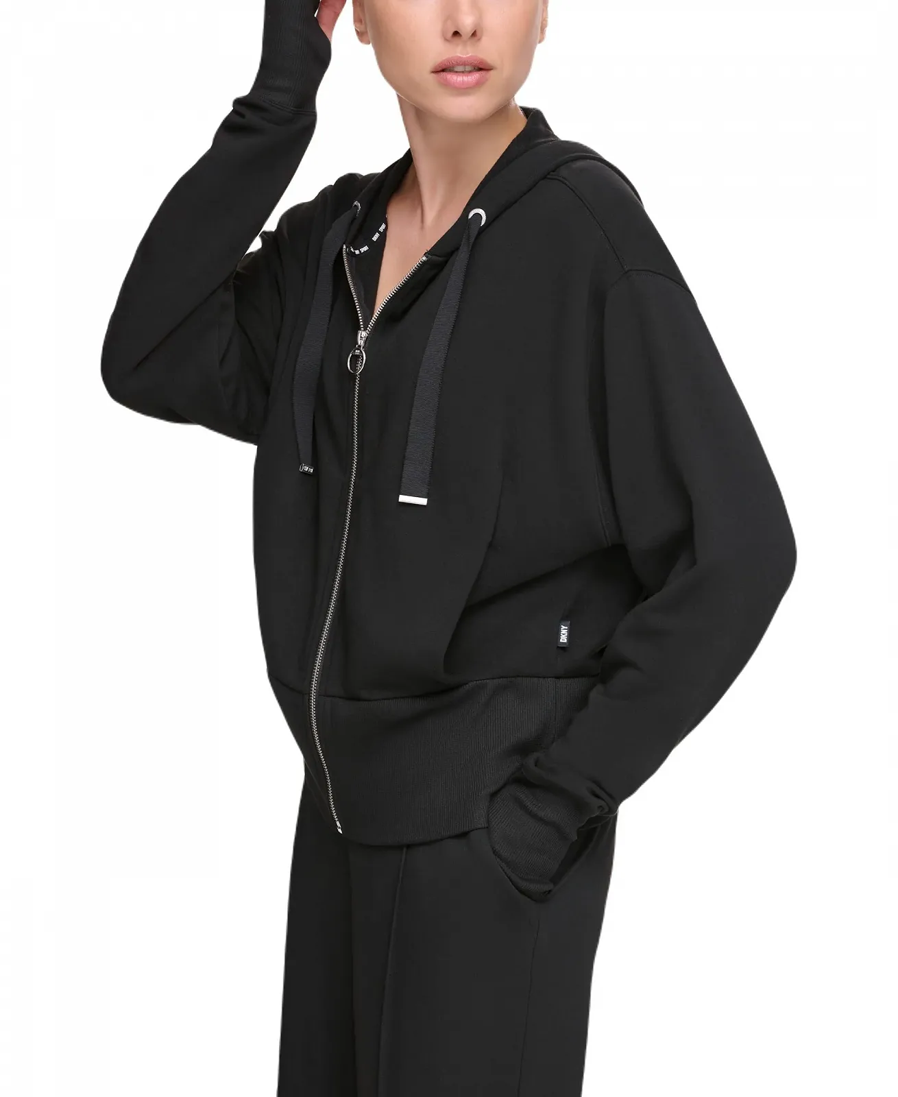 Жіноча Кофта на блискавці DKNY Толстовка з капюшоном, фото №3