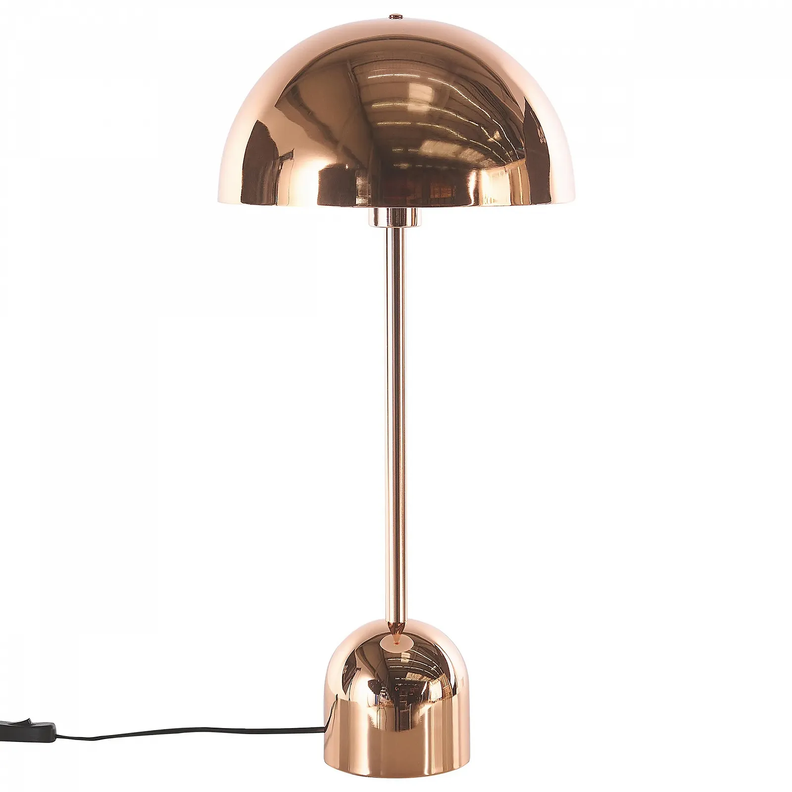Настільна лампа Beliani Macasia Метал 64 см Мідна, фото №4