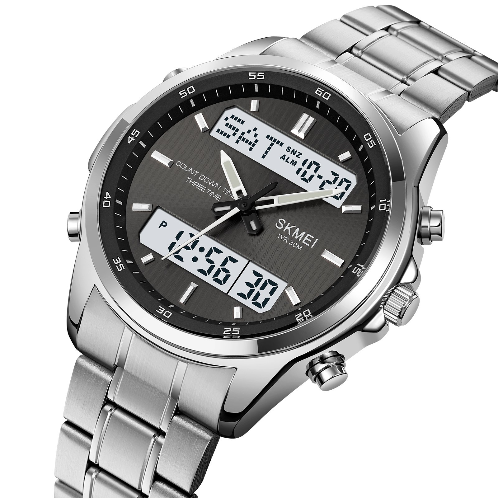 Годинник Skmei 2049SIWT Silver-White, фото №2