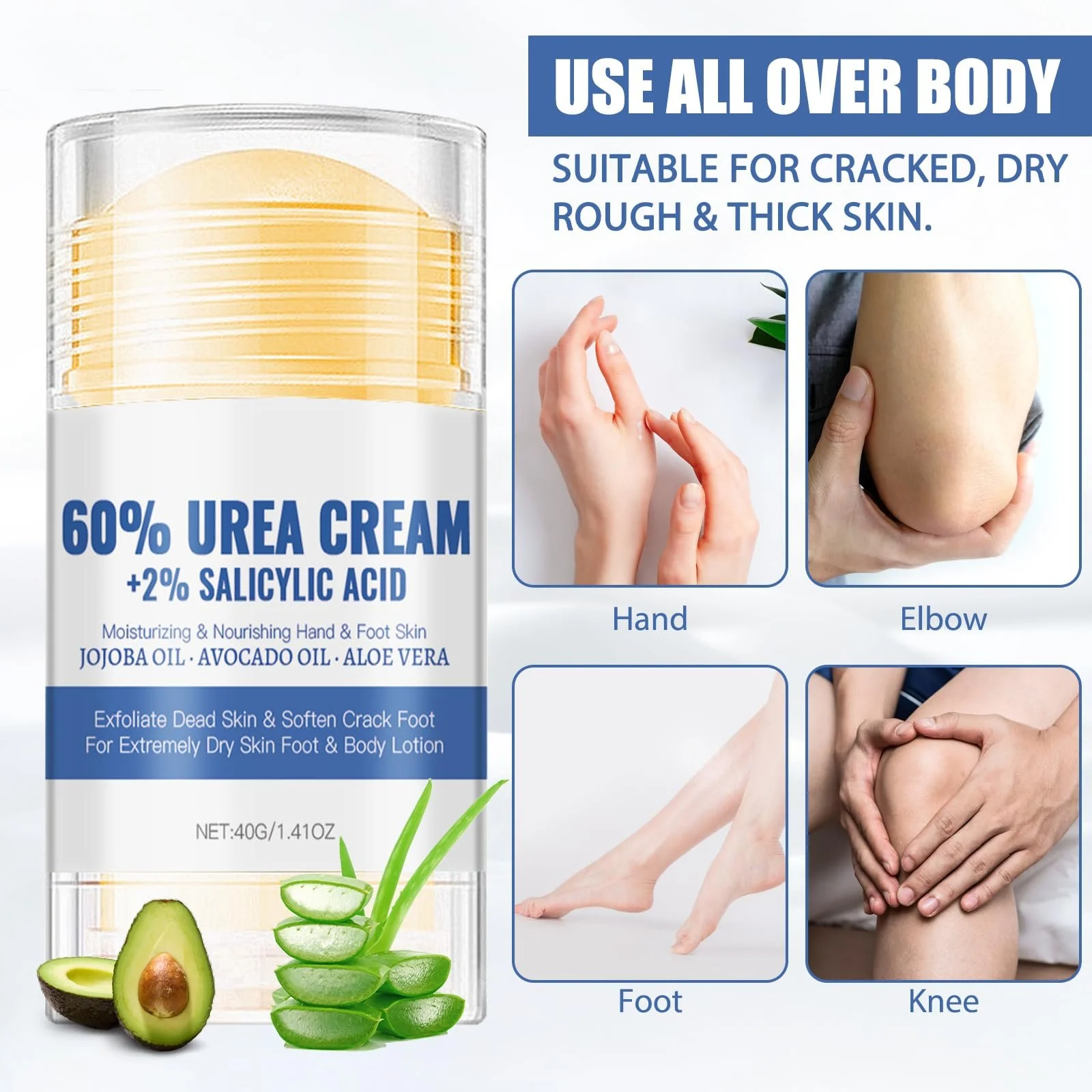 Крем для ног увлажняющий и против трещин с Urea Pack of 2, фото №2 Крем для ног увлажняющий и против трещин с Urea Pack of 2, фото №2