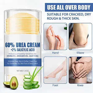 Крем для ног увлажняющий и против трещин с Urea Pack of 2 synthetic.ua - Фото 1