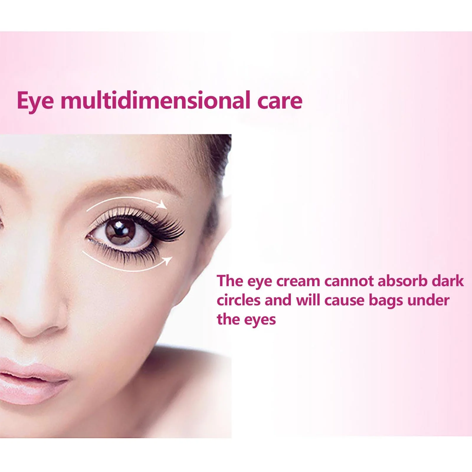 Ультразвуковий масажер для обличчя та тіла 1 насадка для очей 1 насадка для обличчя 1 ручка для видалення плям, фото №6