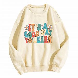 Учительская Толстовка для Женщин Teacher Back to School Nursery Vinted Одежда synthetic.ua - Фото 1