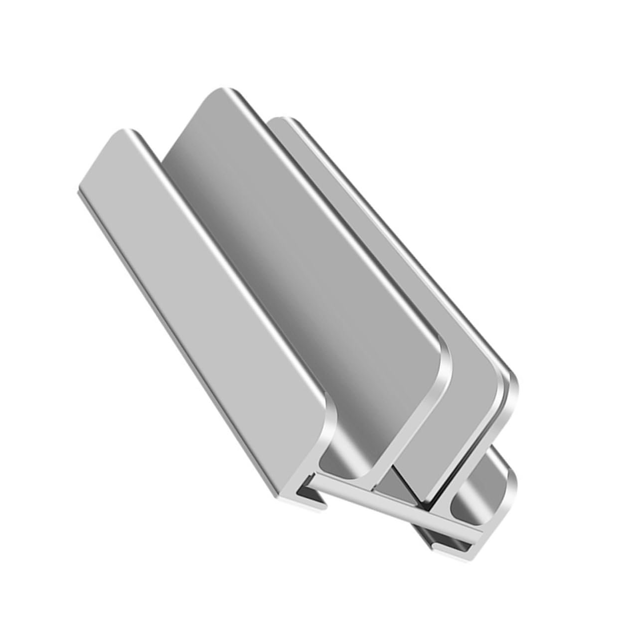 Вертикальна Підставка для ноутбука HOMSFOU Алюмінієва з док-станцією Регульований тримач для смартфона та планшета для дому та офісу, фото №1