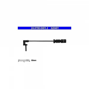 Датчик износа тормозных колодок ATE 24.8190-0401.2 для MERCEDES-BENZ - Фото 1