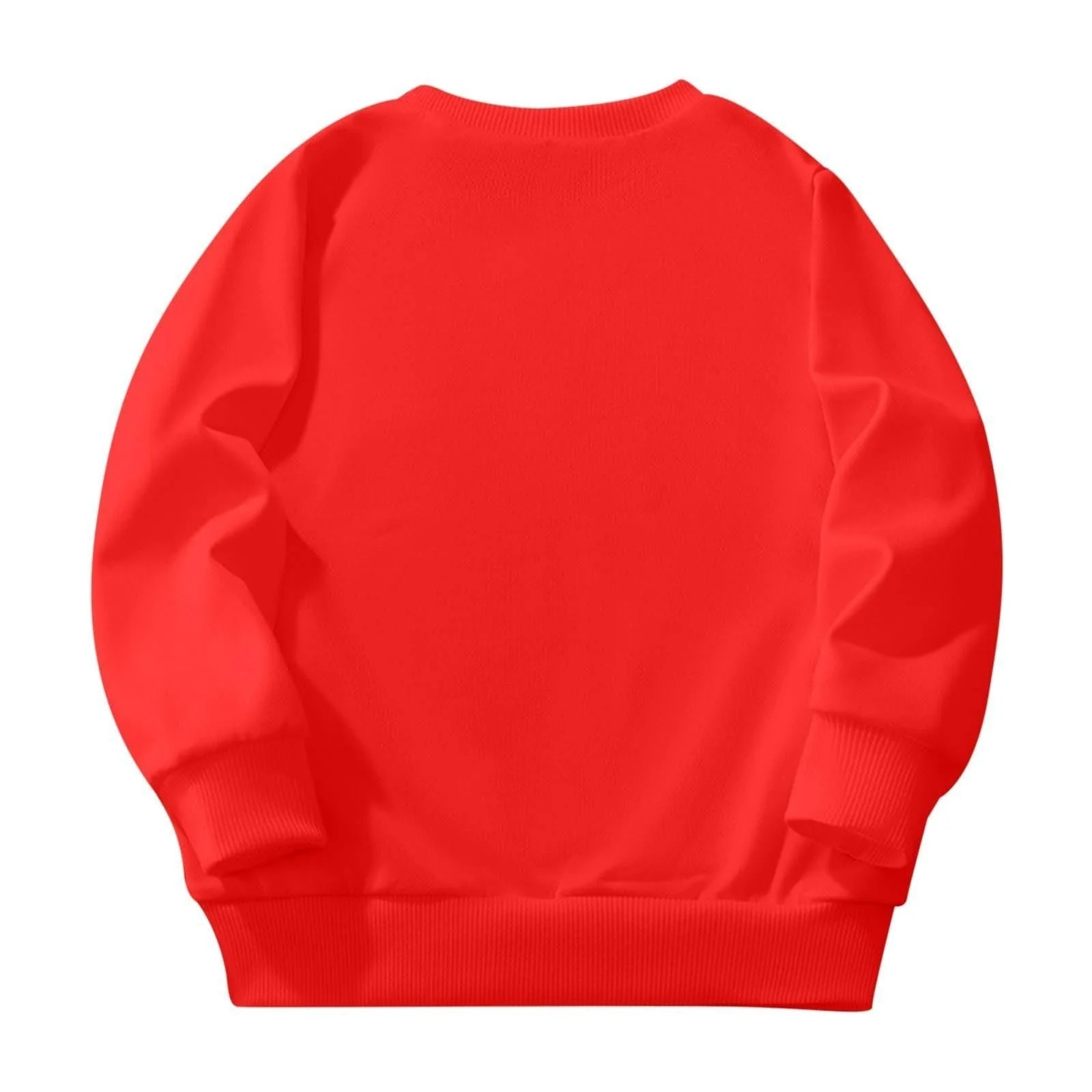 Джемпер Generisch с графическим принтом для девочки, круглый вырез, длинные рукава, милый пуловер с приспущенным плечом, фото №3