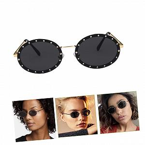 Сонцезахисні окуляри PACKOVE 2St, літні, овальні лінзи, жіночі, панк synthetic.ua - Фото 1