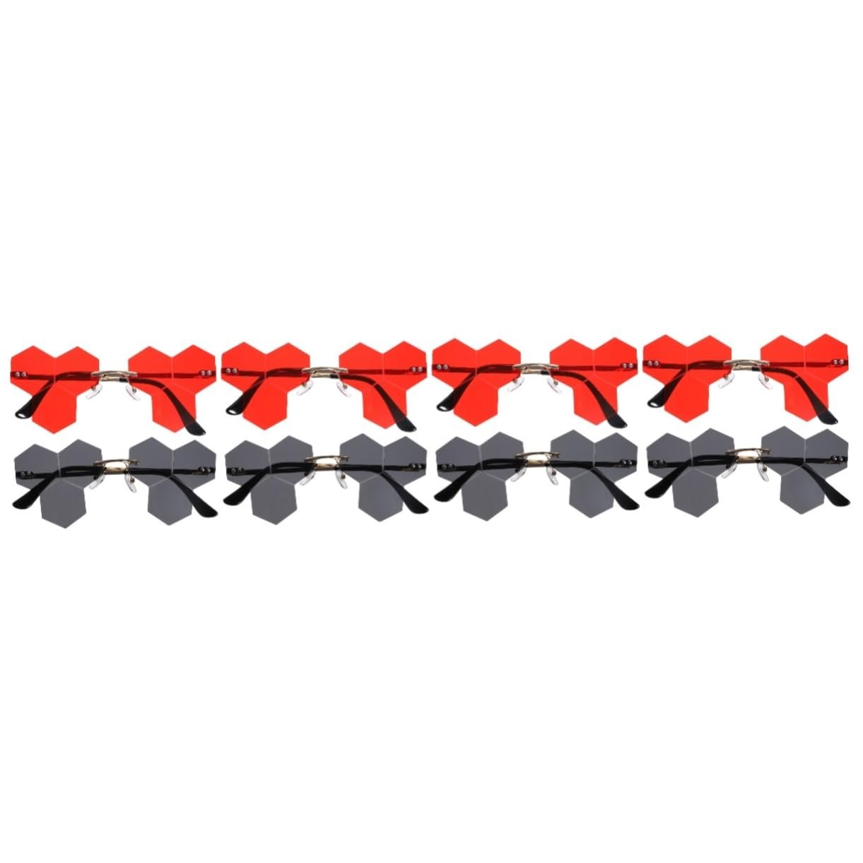 Набір сонцезахисних окулярів для вечірок PACKOVE 4 шт Безрамкові, фото №1