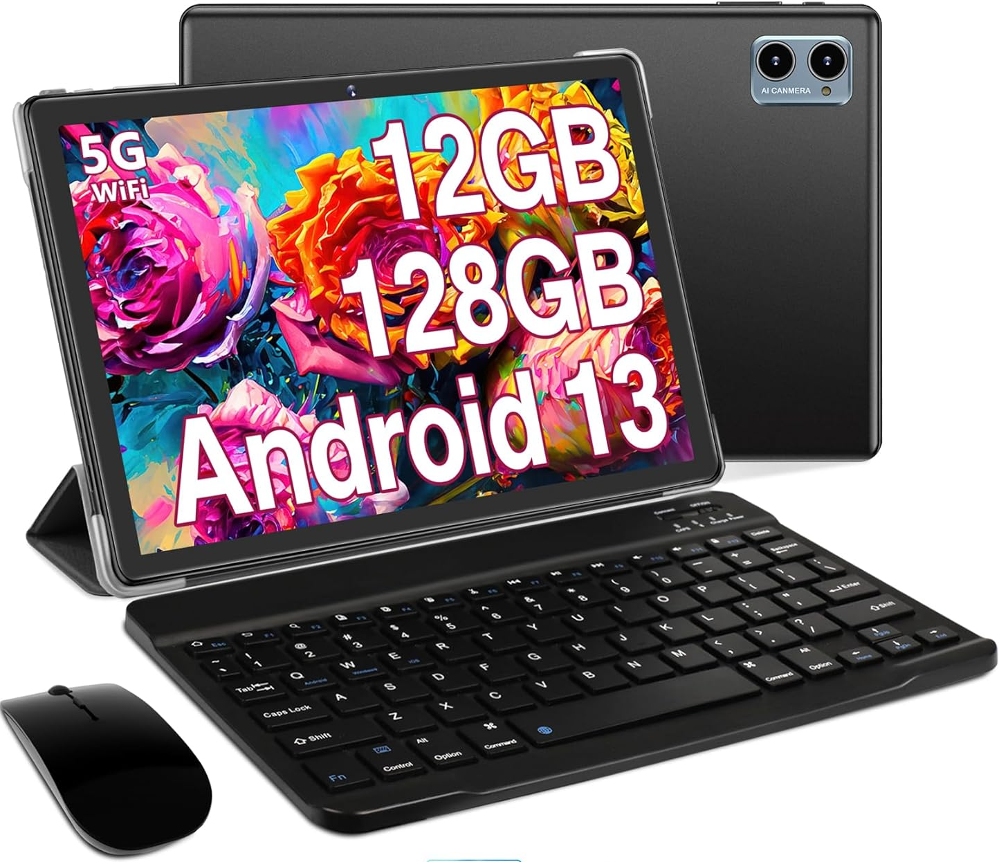 Планшет Oangcc A15 10.1" 12/128Gb 5G WIFI 8 ядер13 Android Чорний, фото №1