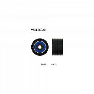 Ролик обводной/направляющий ремня ГРМ SKF VKM 26020 для NISSAN RENAULT DACIA - Фото 1