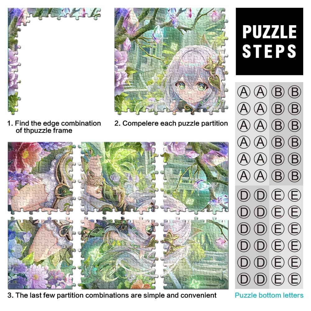 Пазл Genshin Impact Nahida 1000 деталей 26 x 38 см картонный от 12 лет, фото №2