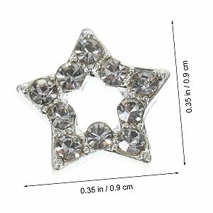 Украшения для ногтей в форме звезд, 12 шт synthetic.ua - Фото 1