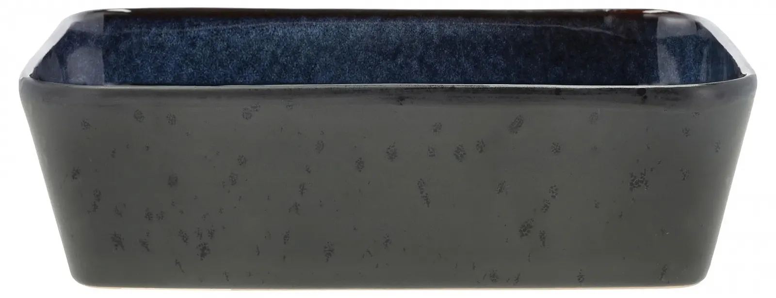 Прямоугольная форма для лазаньи BITZ керамика 19 x 14 x 6 см Черно-синяя, фото №1