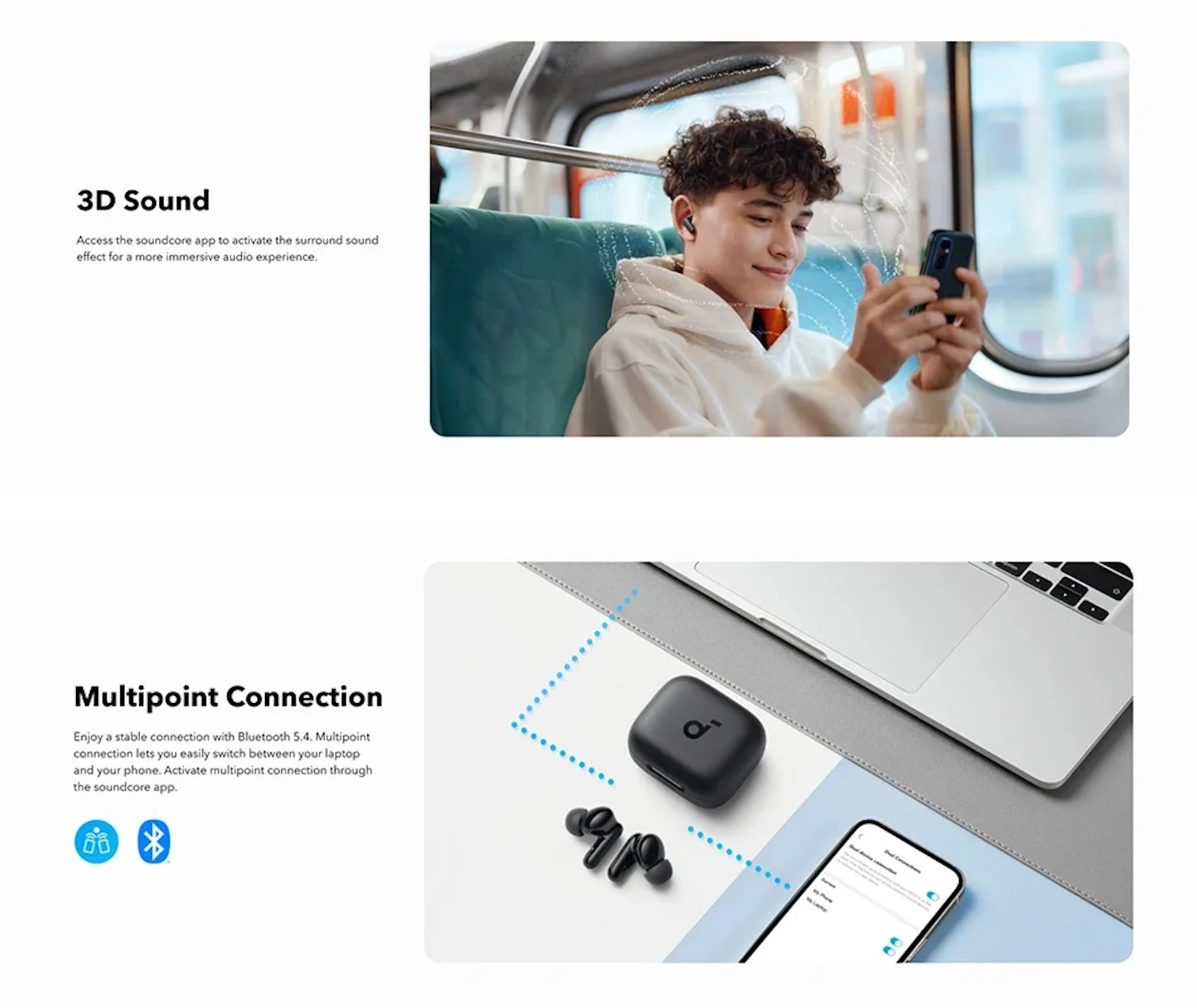 Навушники Anker Soundcore P30i ANC Black, фото №7