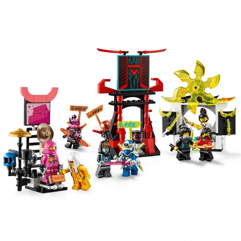 Конструктор LEGO Ninjago Киберрынок 218 деталей 71708, фото №4