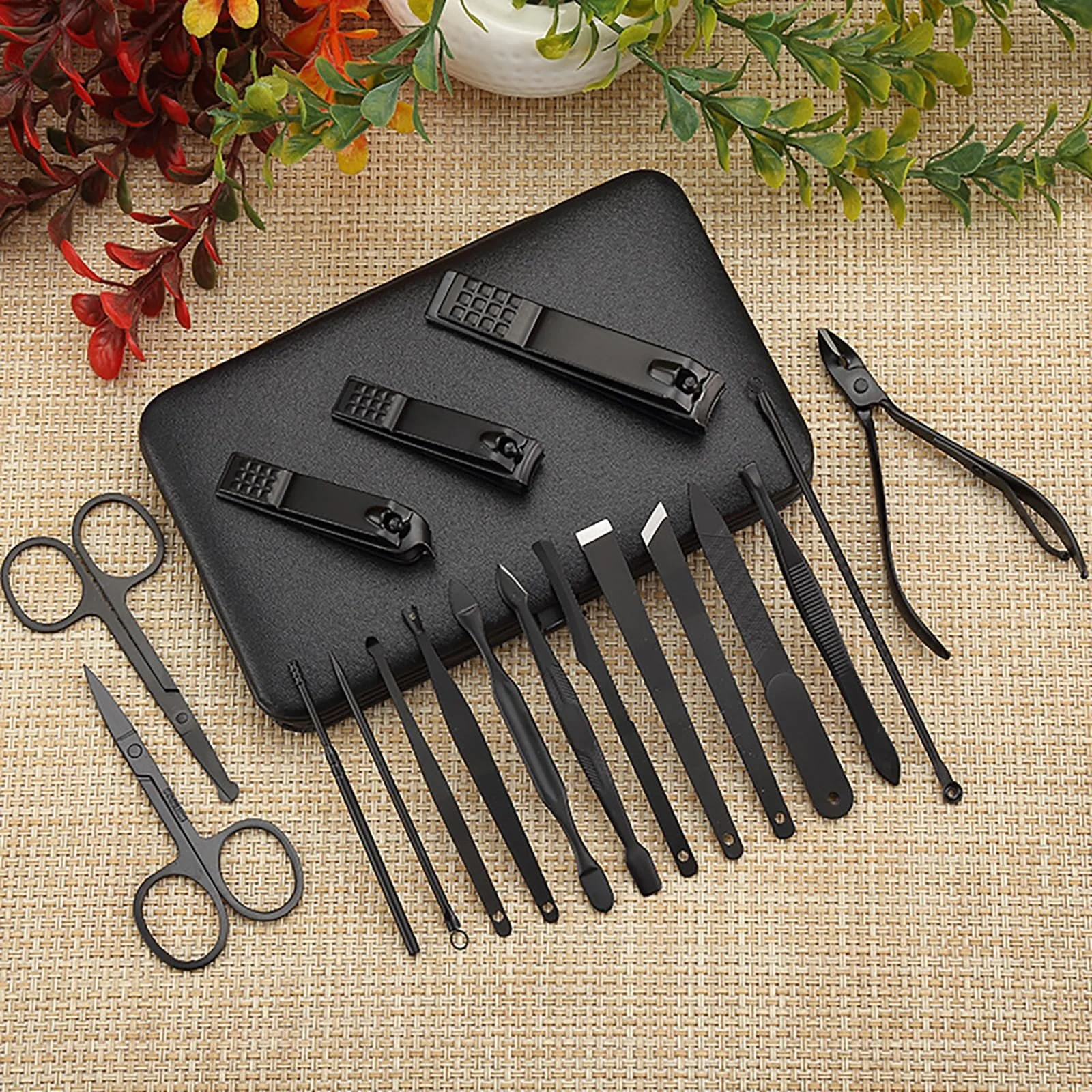 Набір для манікюру та педикюру Dinghaole Professional, 18 предметів, нержавіюча сталь, для дому та подорожей, догляд за нігтями, фото №2 Набір для манікюру та педикюру Dinghaole Professional, 18 предметів, нержавіюча сталь, для дому та подорожей, догляд за нігтями, фото №2