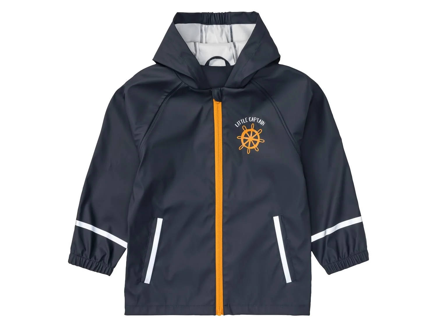 Куртка Mud and Digging для мальчиков, ветрозащитная, водонепроницаемая, светоотражающая, с боковыми карманами и капюшоном., фото №1