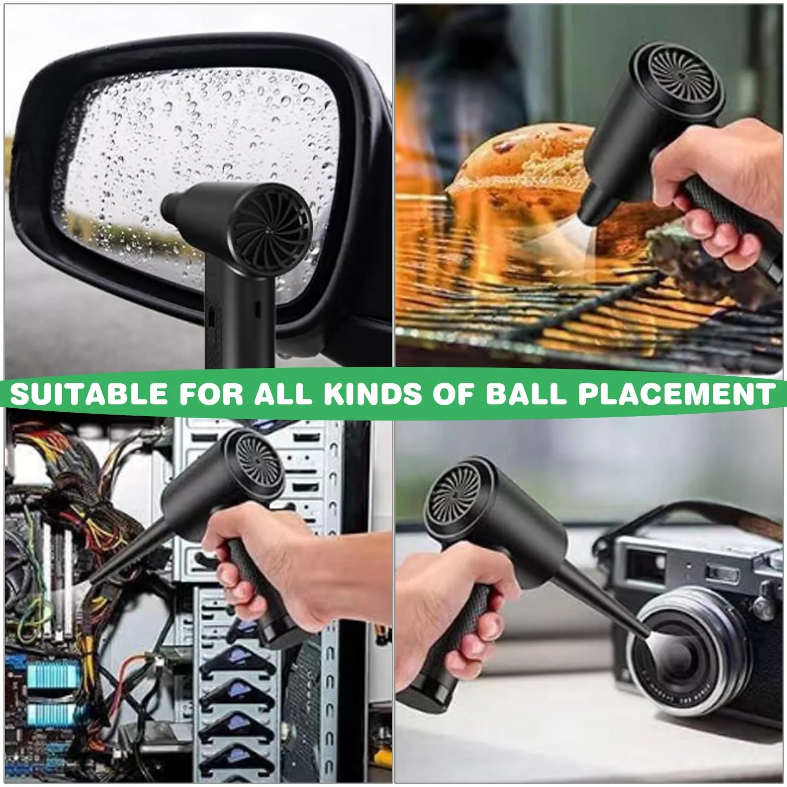 Аккумуляторный воздуходувка 51 000 об/мин 3 скорости 6000 мАч, фото №7