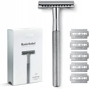 Т-подібна бритва Brooklyn Soap Company Men's Safety Razor хромований метал - Фото 1