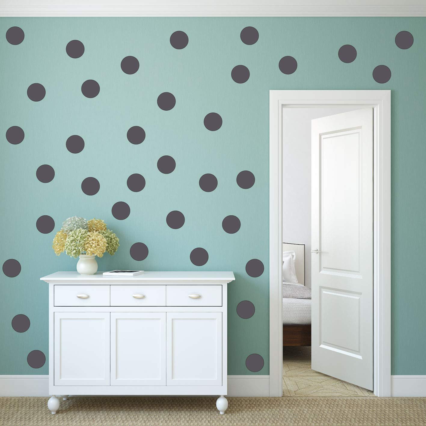 Настінна наклейка kleb-Drauf 35 Dots Gold Matt, фото №2 Настінна наклейка kleb-Drauf 35 Dots Gold Matt, фото №2