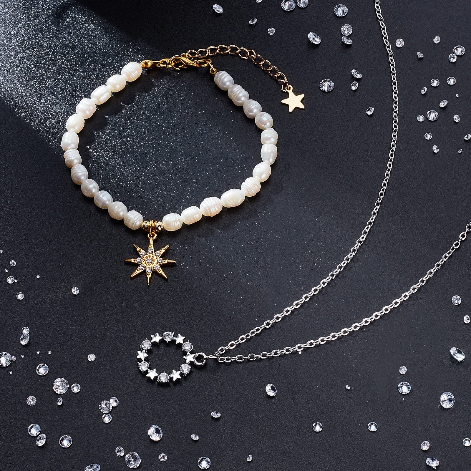 Камни Cubic Zirconia Прозрачный 8 Размеров 0.8~5мм CZ Rhinestones с огранкой Класса A Кабошоны с заостренной задней частью для колец серег браслетов ногтей для изготовления ювелирных изделий, фото №3