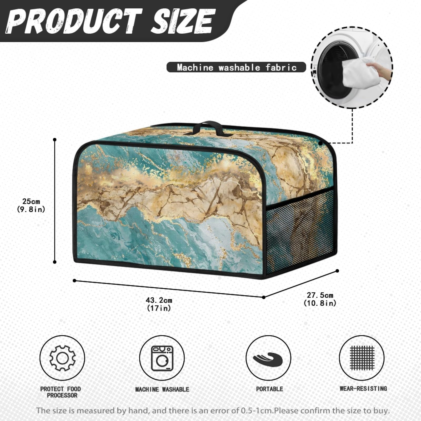 Чехол Wanyint Marbling Print Casual для мужчин и женщин подходит для большинства мультиварок объемом 6-8 кварт, фото №7