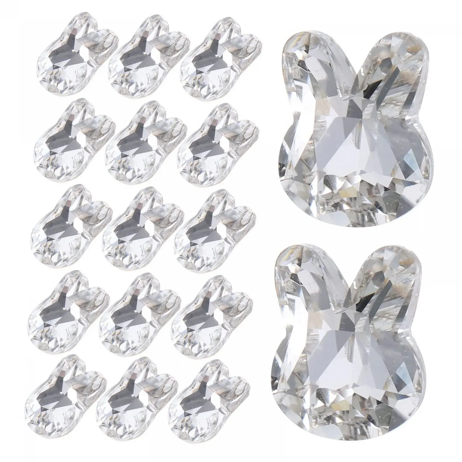 Прикраси для нігтів Кролик 60 шт, кристали, діаманти, фото №8 Прикраси для нігтів Кролик 60 шт, кристали, діаманти, фото №8