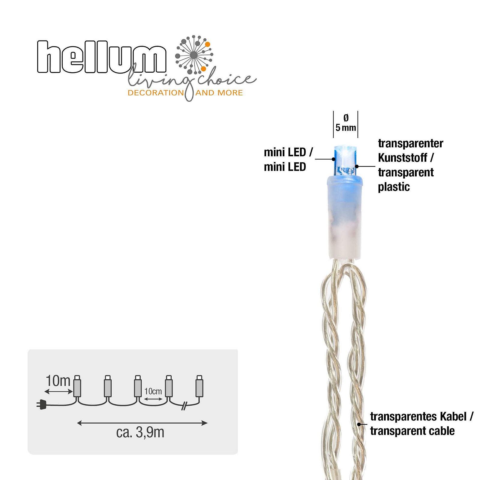 Світлодіодний ланцюжок Hellum 560466, акрил, прозорий, 135 см, фото №3