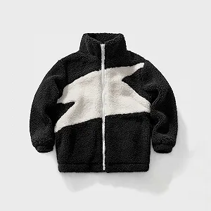 Флісова зимова куртка для хлопчиків Generisch з теплою підкладкою, вітрозахисна для активного відпочинку на природі synthetic.ua - Фото 1