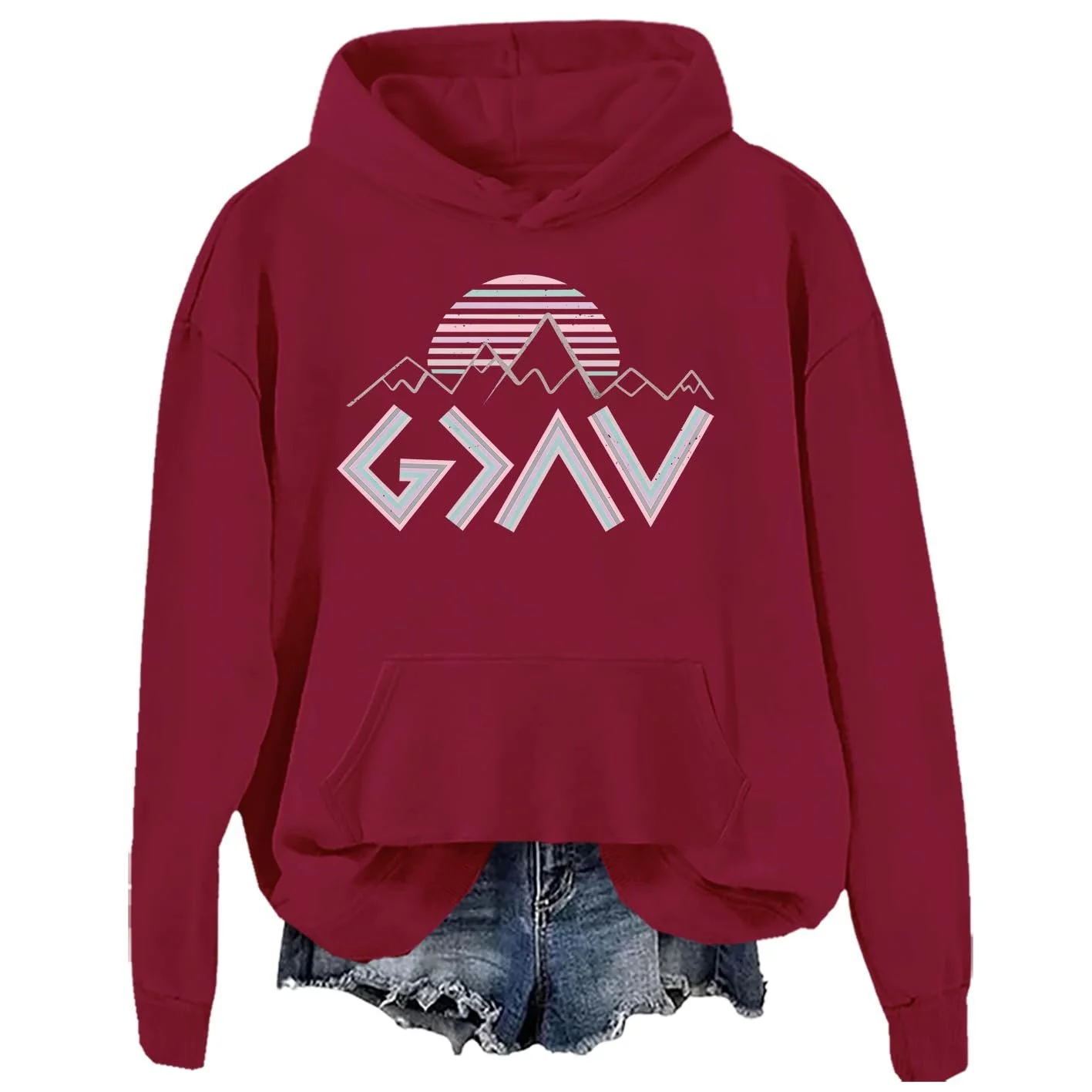 Худи с надписью "God Is Greater Than The Highs And Lows", вдохновляющая христианская толстовка с капюшоном, фото №1 Худи с надписью "God Is Greater Than The Highs And Lows", вдохновляющая христианская толстовка с капюшоном, фото №1